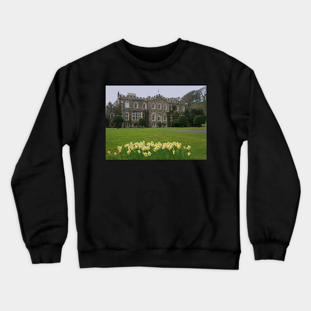 Hartland Abbey Crewneck Sweatshirt by RedHillDigital